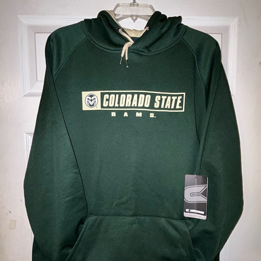 🐏🏈 Colorado State University Rams Marquee Polyester Hoodie 🏀🐏